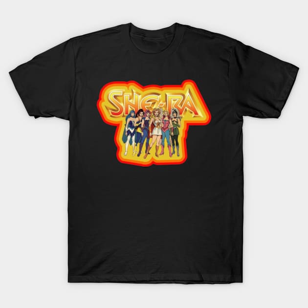 She ra and the princesses of power T-Shirt by Cun-Tees!